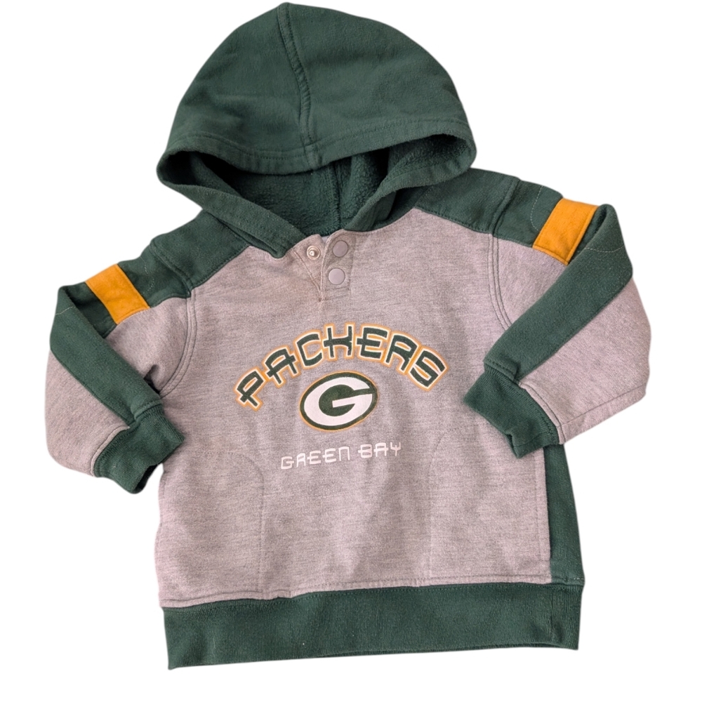 Vintage Y2K NFL Green Bay Wisconsin Packers Kids Hoodie Infant